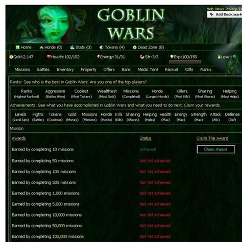 Play RPG Games on Facebook: Goblin Wars Review - Game Yum