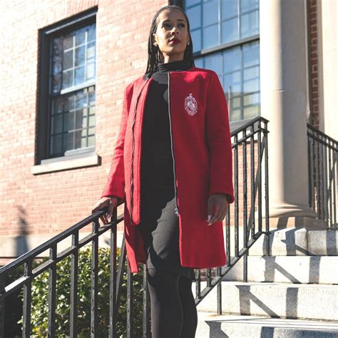 Red Olivia Coat in 2020 | Delta sigma theta gifts, Delta sigma theta apparel, Delta sigma theta ...