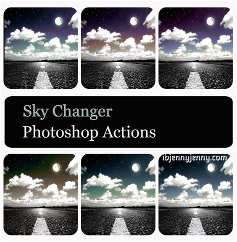 Sky Changer Photoshop Actions | ibjennyjenny photography and free resources