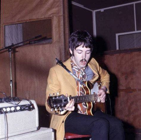 Paul McCartney during Sgt. Pepper sessions, 1967. Happy 79th Birthday ...