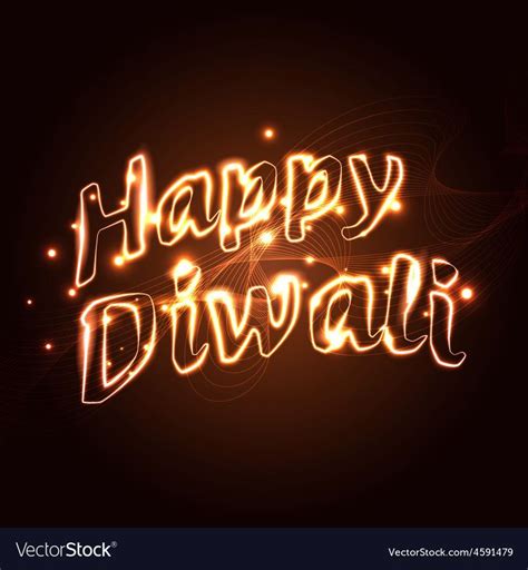 Vecor happy diwali text on a background. Download a Free Preview or High Quality Adobe ...