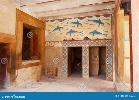 Knossos, Crete, Greece: The Ruins Of The Knossos Palace Stock Photo | CartoonDealer.com #181540986