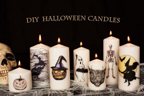 DIY: How To Make Your Own Decorative Halloween Candles – Melodrama