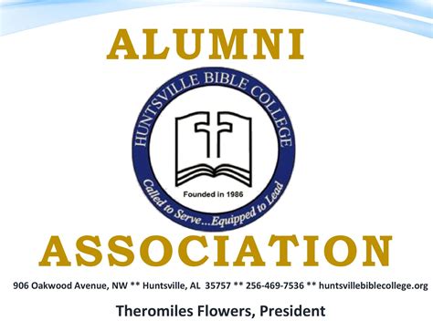 Alumni Association – Huntsville Bible College