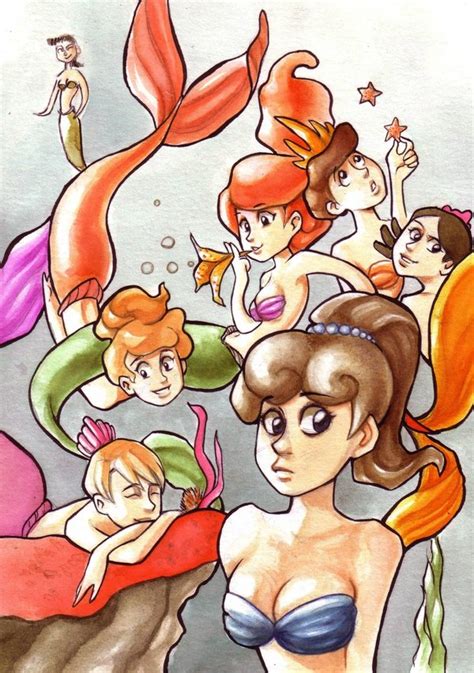 Ariel and Sisters - Ariel's sisters Fan Art (25092514) - Fanpop