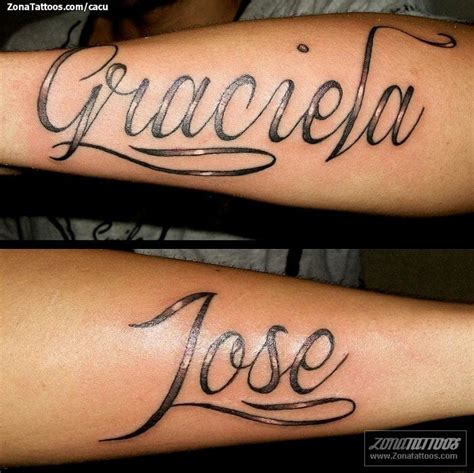 Tattoo of Names, Letters, Graciela