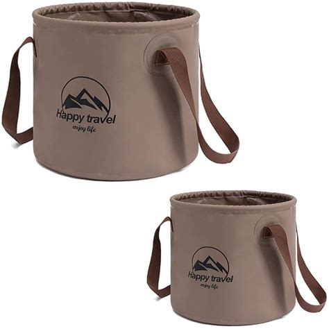 Camping Outdoor Foldable Buckets Water Container Basin -Set of 2 | Shop ...