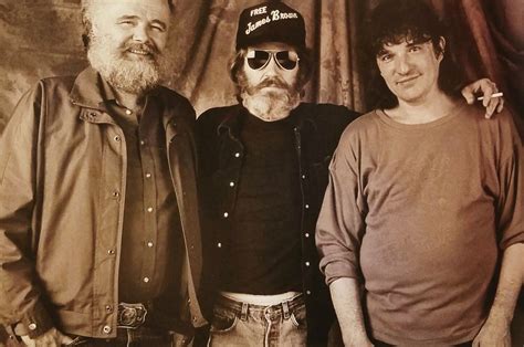 Garth Hudson, Levon Helm, and Rick Danko of The Band backstage at “This ...