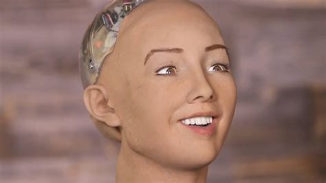 Human Robot Sophia - Easy Robotic AI And LED