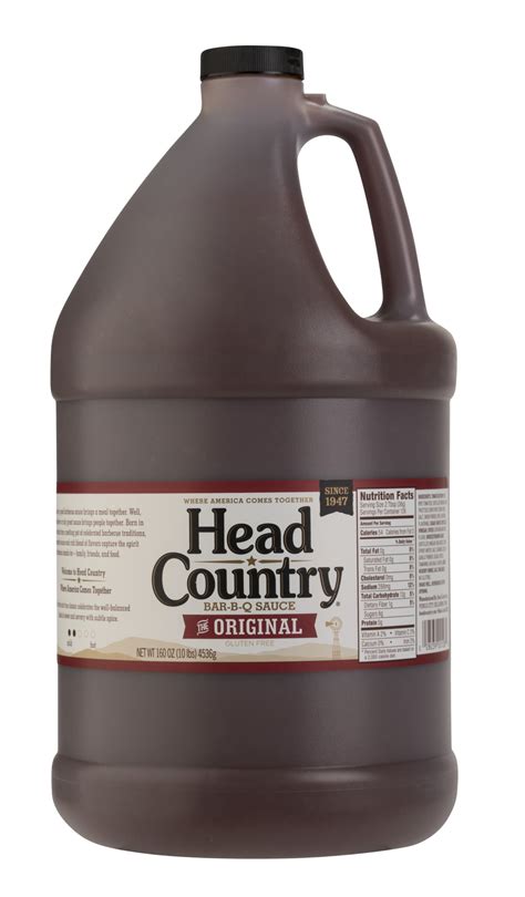 Head Country The Original Bar-B-Q Sauce, 160 oz - Walmart.com