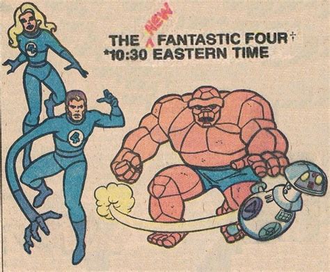 The Fantastic Four with Herbie the robot on NBC, 1978. | Fantastic four ...