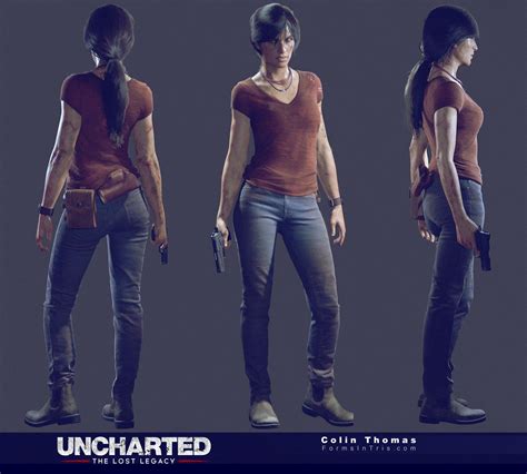 Pin by Tarantula_15 on 3D CHARACTER DESIGN | Uncharted lost legacy ...