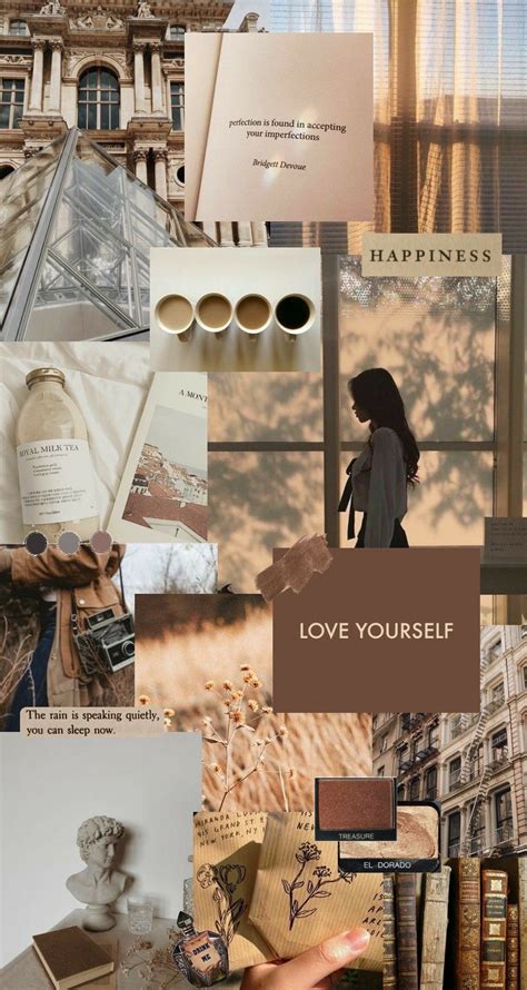 #aesthetic background vintage brown | Collage hintergrund, Hintergrund ...