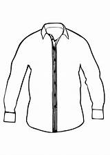 Shirt Coloring Page Outline Pages sketch template
