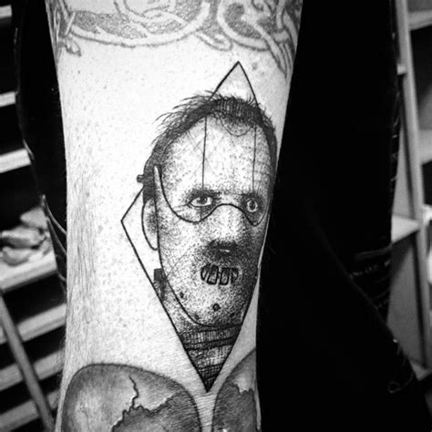 Hannibal Lecter by @ burpi_brebzy | Hannibal tattoo, Body art tattoos, Mask tattoo