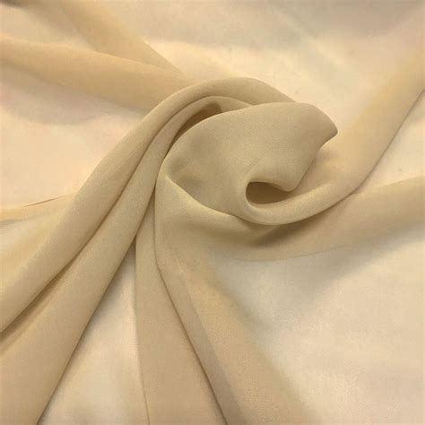 Taupe Silk Georgette Chiffon Fabric Solid 100% Silk 10mm - Etsy Norway