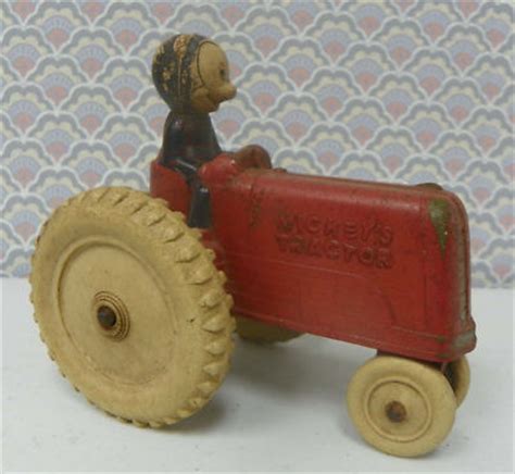 Vintage Sun Rubber Mickey Mouse "Mickey's Tractor" E901 -- Antique ...