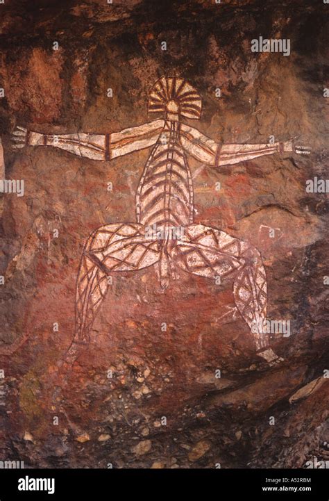 Kakadu Rock Art, Australia II Stock Photo - Alamy