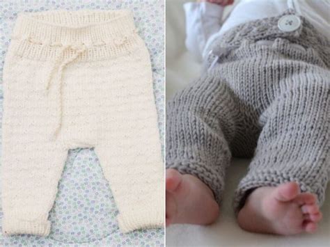 Cozy Knitted Baby Pants Free Patterns