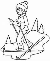 Skiing Coloring Pages  Home sketch template
