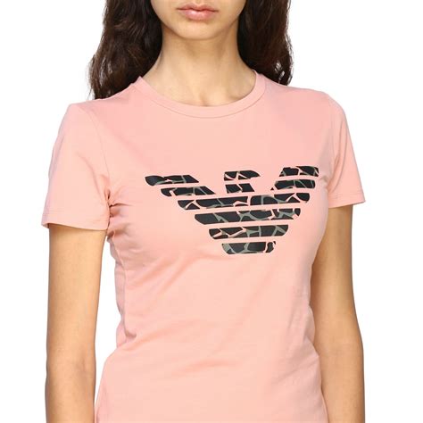 Emporio Armani Outlet: T-shirt women - Pink | T-Shirt Emporio Armani 6G2T7N 2J07Z GIGLIO.COM