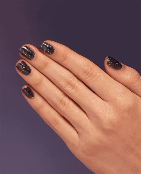 OPI®: Hot & Coaled - Nail Lacquer | Black Multicolored Glitter Nail Polish