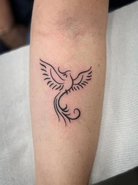 Simple Phoenix Tattoo Simple Phoenix Tattoo, Phoenix Feather Tattoos ...