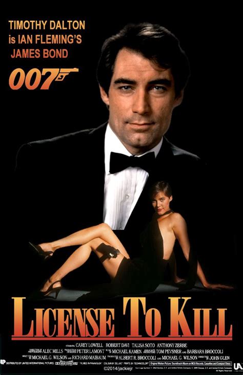 Timothy Dalton is James Bond in Licence to Kill. Artwork by jackiejr. #jamesbond #007 | James ...