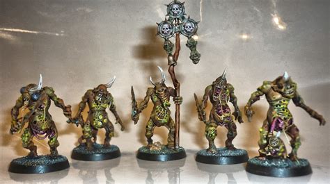 PeterCowdy: Nurgle daemons - Comission