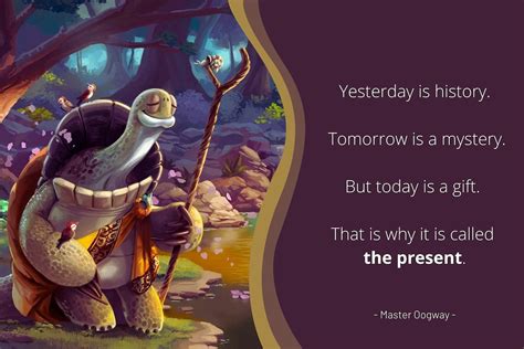 Motivational Poster Master Oogway Poster Inspirational | Etsy