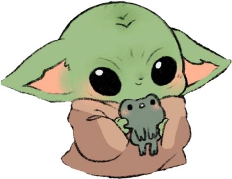 Baby Yoda Drawing Easy Png
