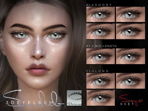 S-Club ts4 3D EYELASHES I F V1 bassis | Sims 4 cc makeup, Sims 4 cc ...