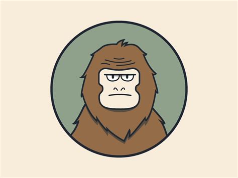 Unamused Sasquatch is Unamused by Hayden King on Dribbble