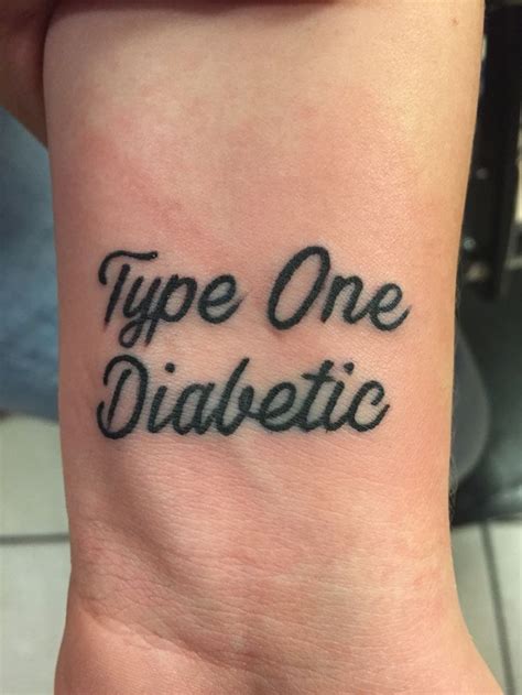 Type one diabetic tattoo Diabetes Tattoo Type 1, Type 1 Diabetes, T1d Tattoo, Tattoo Quotes ...