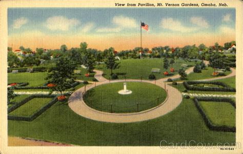 View from Pavillion, Mt. Vernon Gardens Omaha, NE