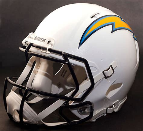 SAN DIEGO CHARGERS NFL Authentic GAMEDAY Football Helmet w/ CU-S2BD-SW ...