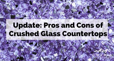 Blog - Update: Pros and Cons of Crushed Glass Countertops