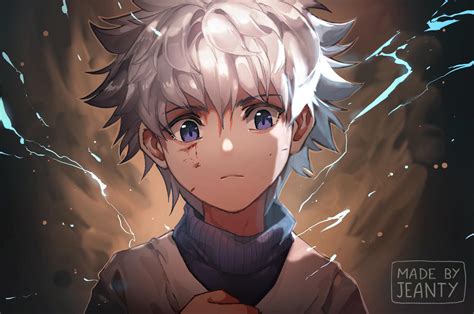 Another fan art of Killua I did yesterday (promise next drawing I'll ...