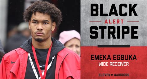 Five-Star Emeka Egbuka Becomes Second Freshman Receiver to Shed Black Stripe This Spring ...