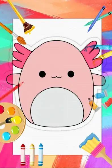 squishmallow coloring book online game with UptoPlay