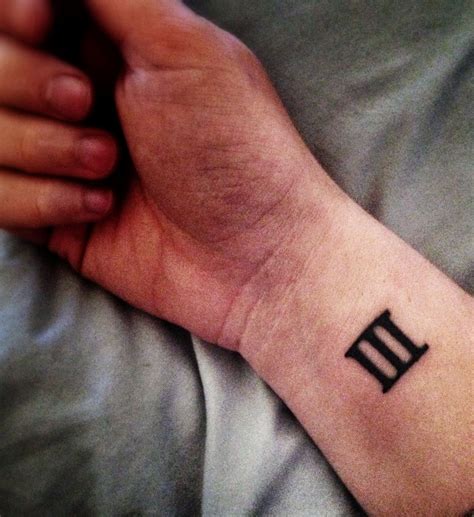 Roman Numeral 3 Tattoo