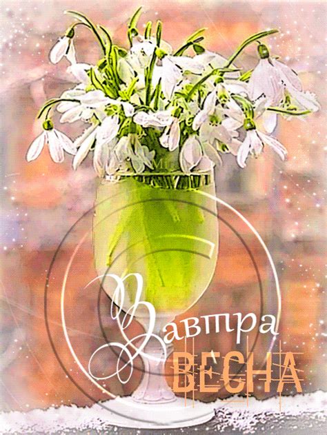 Flowers Gif, Sweetest Day, 8th Of March, Glass Vase, Greeting Cards, Seasons, Spring, Plants, Yandex