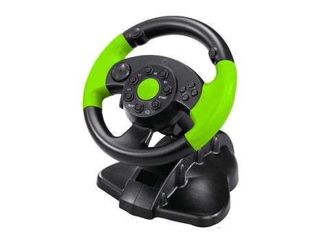 PC / X-INPUT / P3 / XBOX 360 All in One VIdeo Game Steering Wheel with Foot Pedal