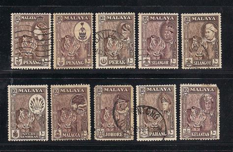 711collectionStampStore: Malaya (Tiger) Stamp 10v