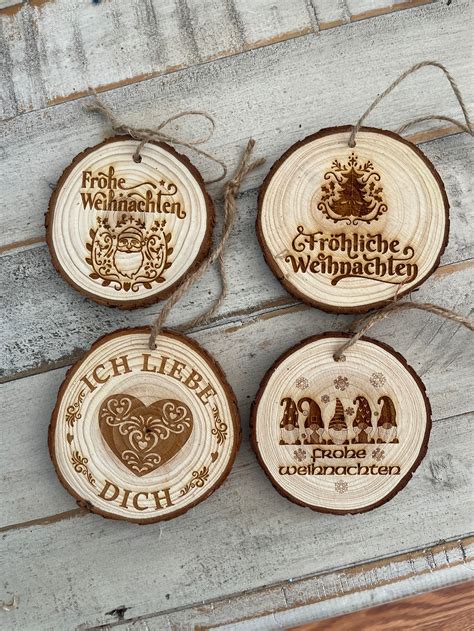 German Wooden Christmas Tree Ornaments | German Christmas Markets