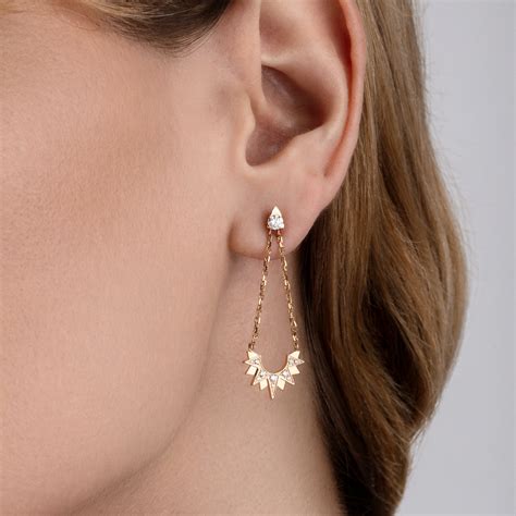 Rose gold Diamond Earrings G38R1100 - Piaget Luxury Jewelry Online