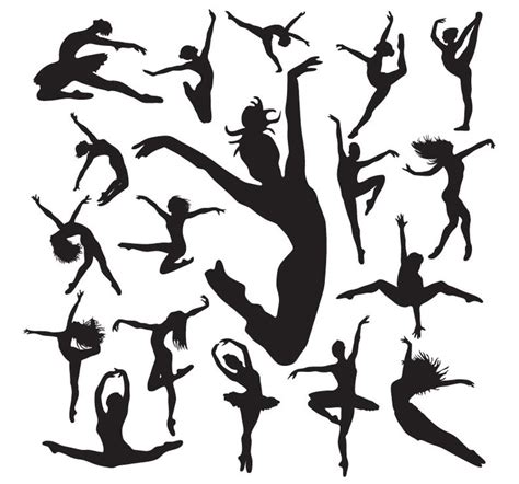 Free Dance Team Silhouette, Download Free Dance Team Silhouette png ...