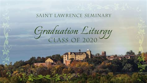 St. Lawrence Seminary Graduation Liturgy 2020 - YouTube