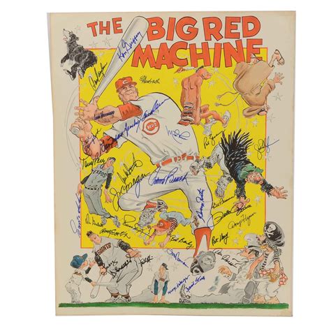 Big Red Machine Signed Poster | EBTH