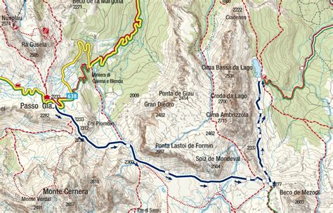 436-dolomites-trail-map - OneDayStop - Blog podróżniczy